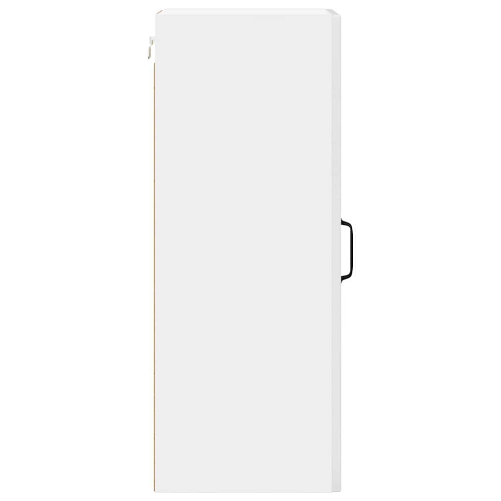 Dulap suspendat de bucătărie cu raft Alb lucios 30 x 31 x 80 cm GartenMobel Dekor