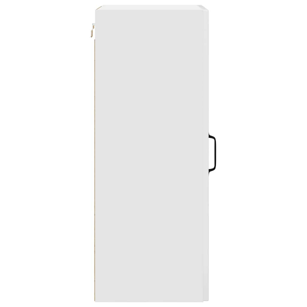 Dulap suspendat de bucătărie cu raft Alb lucios 40 x 31 x 80 cm GartenMobel Dekor