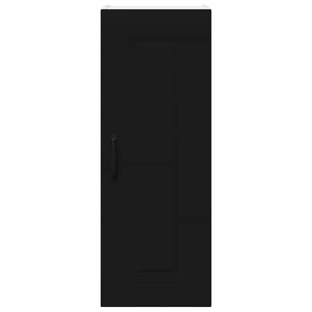 Dulap suspendat de bucătărie cu raft Negru 30 x 31 x 80 cm GartenMobel Dekor