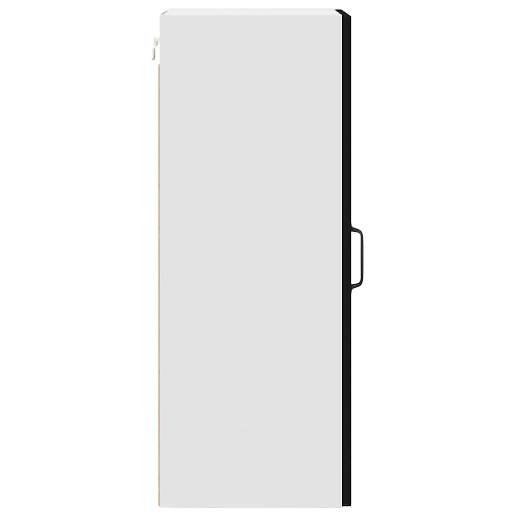 Dulap suspendat de bucătărie cu raft Negru 30 x 31 x 80 cm GartenMobel Dekor