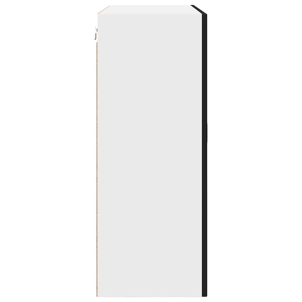 Dulap suspendat de bucătărie cu raft Negru 80 x 31 x 80 cm GartenMobel Dekor