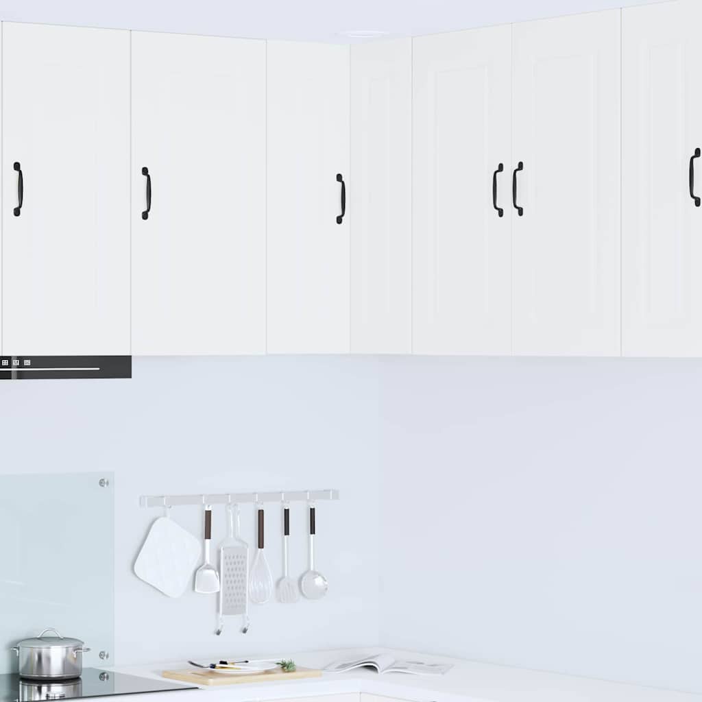 Dulap suspendat de bucătărie Alb 57 x 57 x 80 cm Lemn compozit GartenMobel Dekor