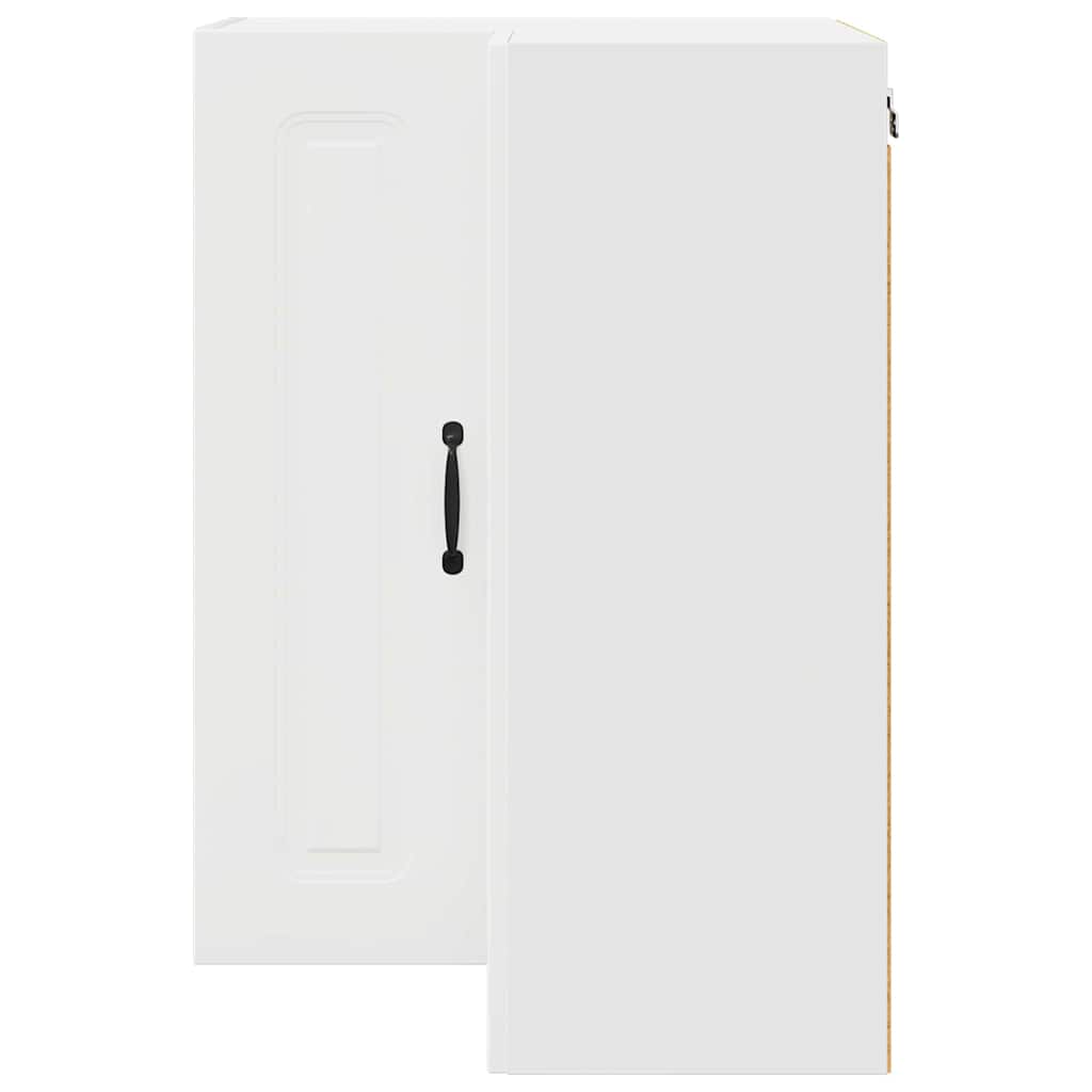 Dulap suspendat de bucătărie Alb 57 x 57 x 80 cm Lemn compozit GartenMobel Dekor