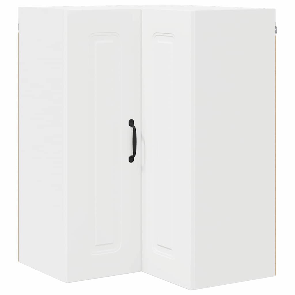 Dulap suspendat de bucătărie Alb 57 x 57 x 80 cm Lemn compozit GartenMobel Dekor