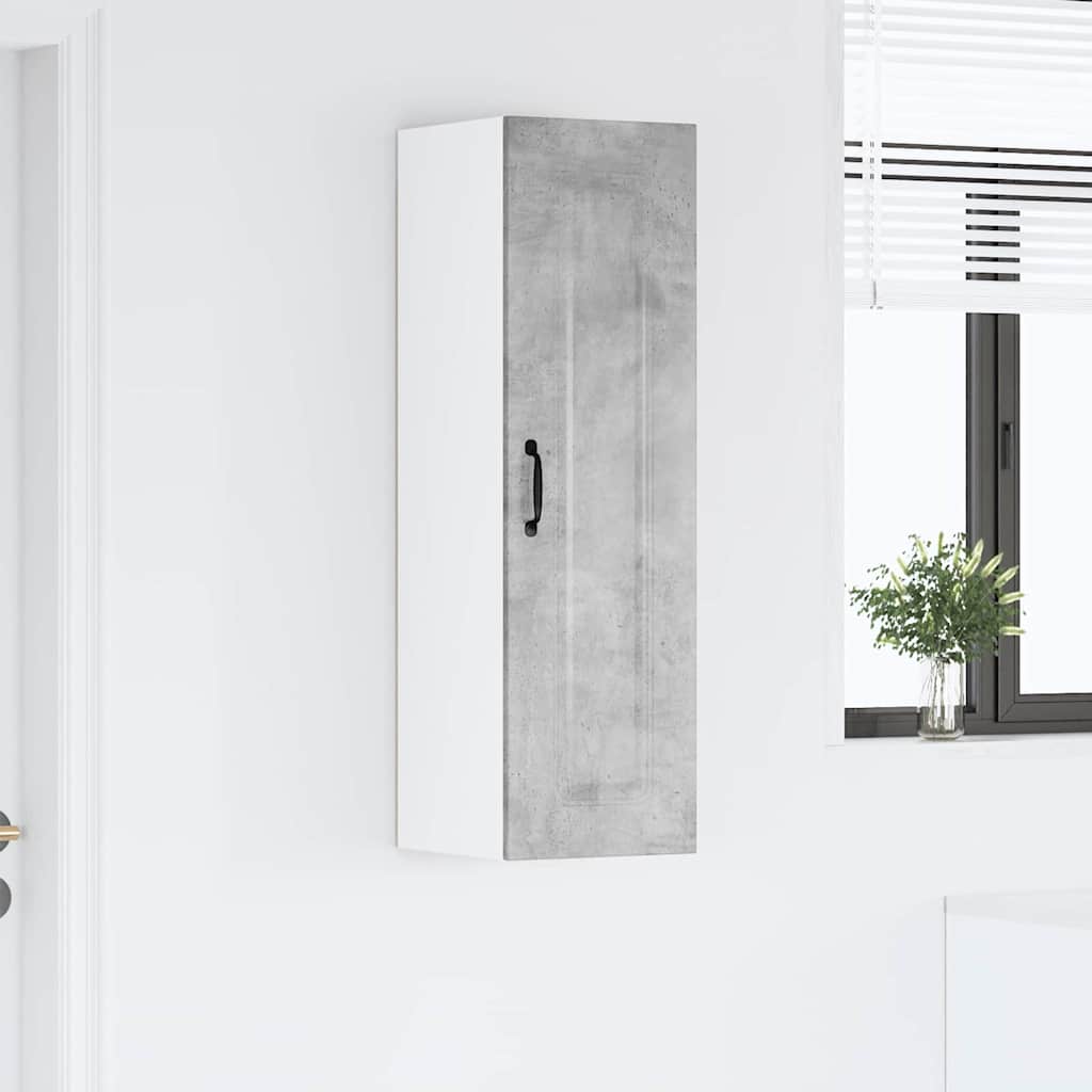 Dulap suspendat de bucătărie Gri din beton 30 x 31 x 100 cm GartenMobel Dekor