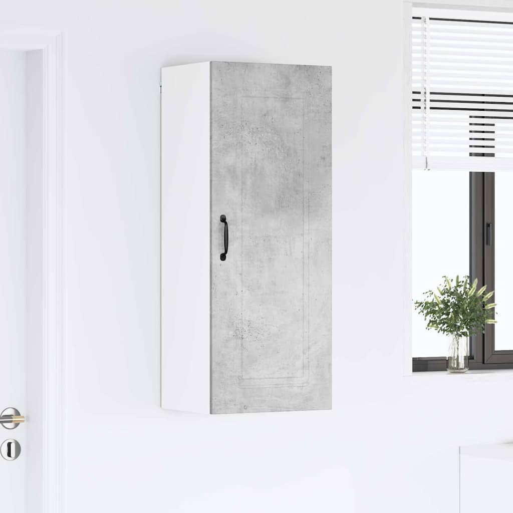 Dulap suspendat de bucătărie Gri din beton 40 x 31 x 100 cm GartenMobel Dekor