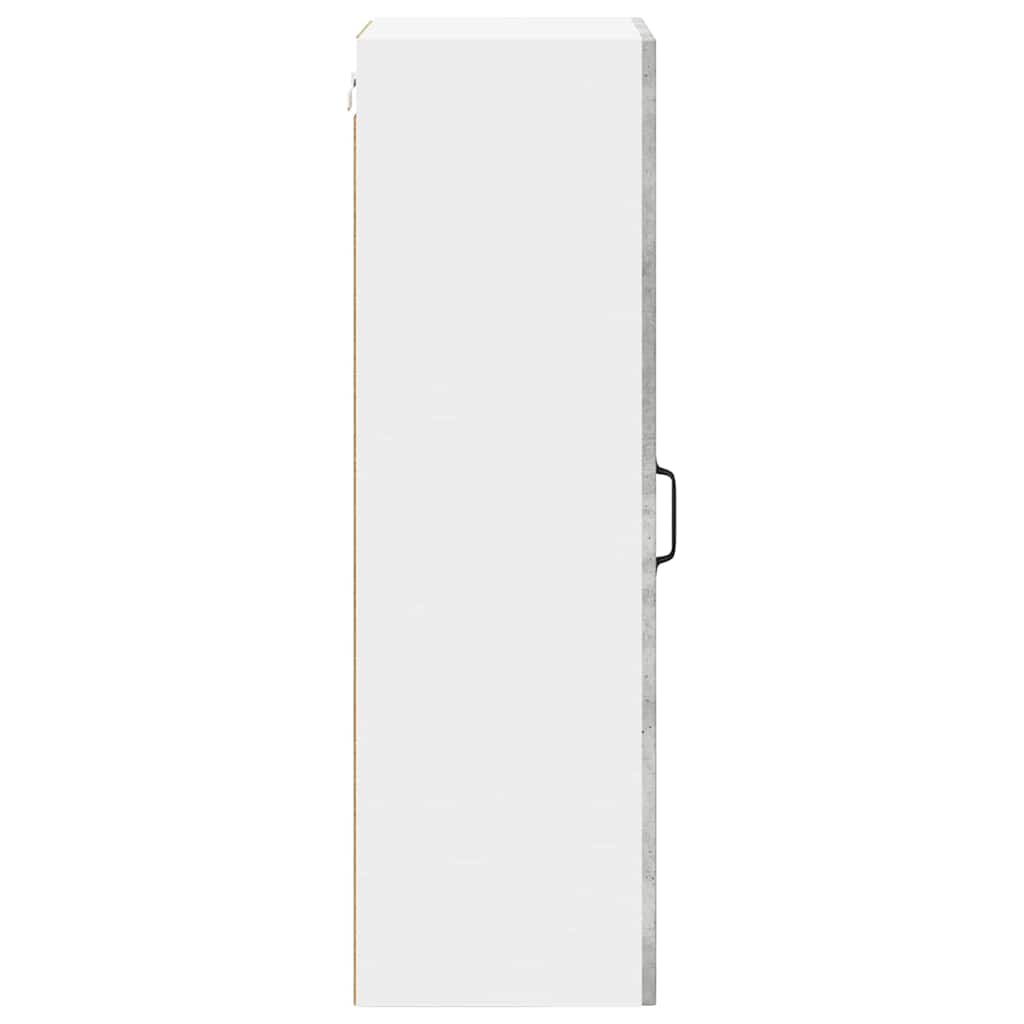 Dulap suspendat de bucătărie Gri din beton 40 x 31 x 100 cm GartenMobel Dekor