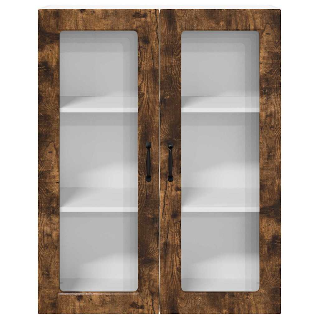 Dulap suspendat de bucătărie Stejar fumuriu 80 x 31 x 100 cm GartenMobel Dekor