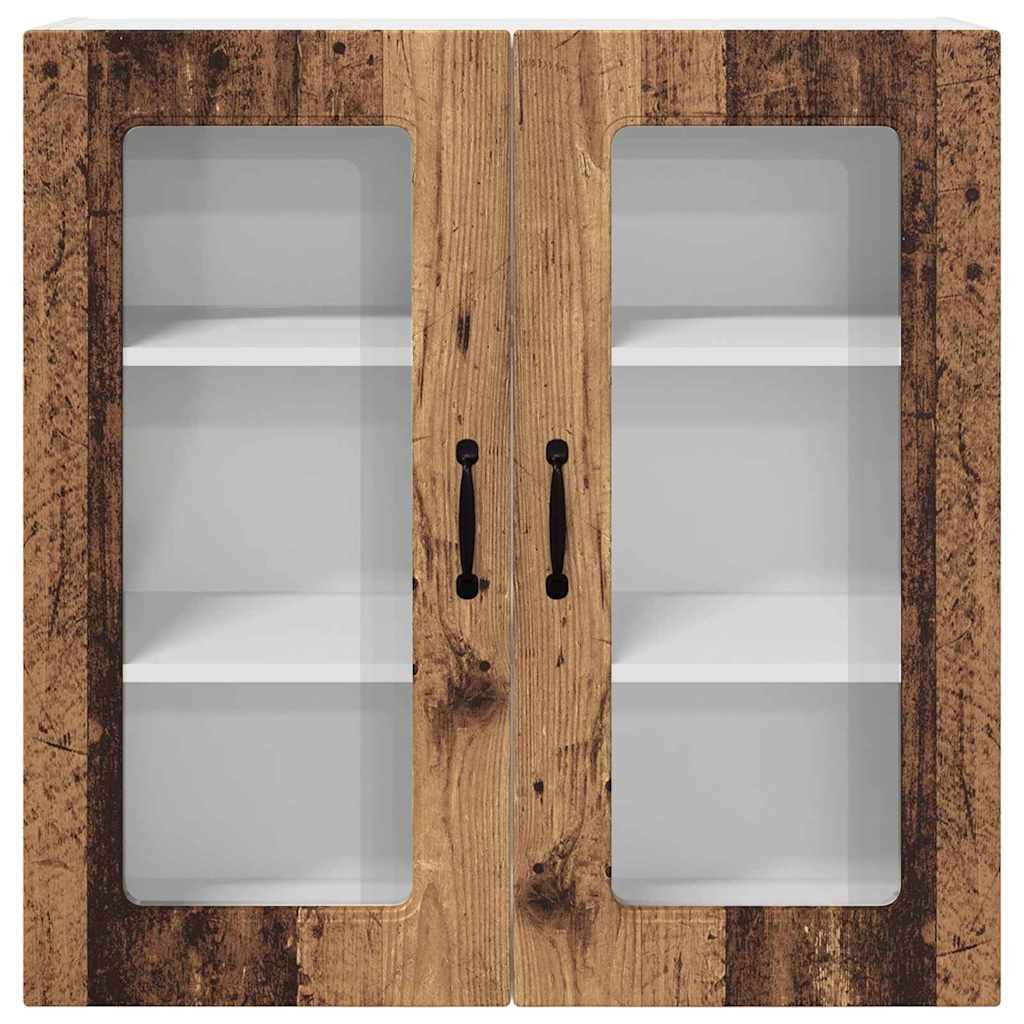 Dulap suspendat de bucătărie cu raft Lemn Vechi 80 x 31 x 80 cm GartenMobel Dekor