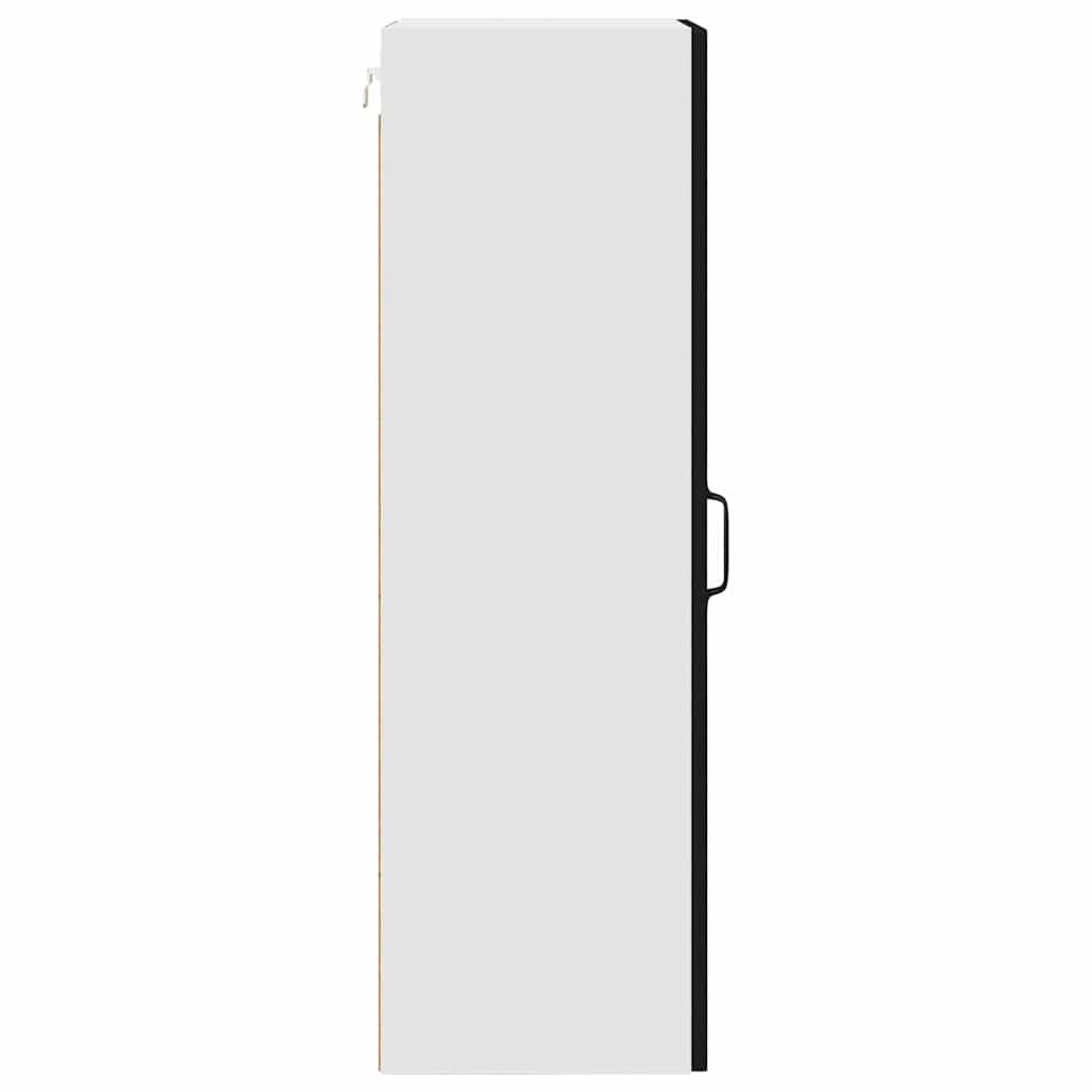 Dulap suspendat de bucătărie cu raft Negru 40 x 31 x 100 cm GartenMobel Dekor