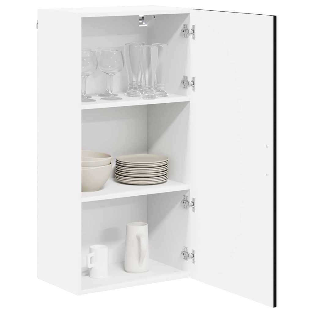 Dulap suspendat de bucătărie cu raft Negru 50 x 31 x 100 cm GartenMobel Dekor