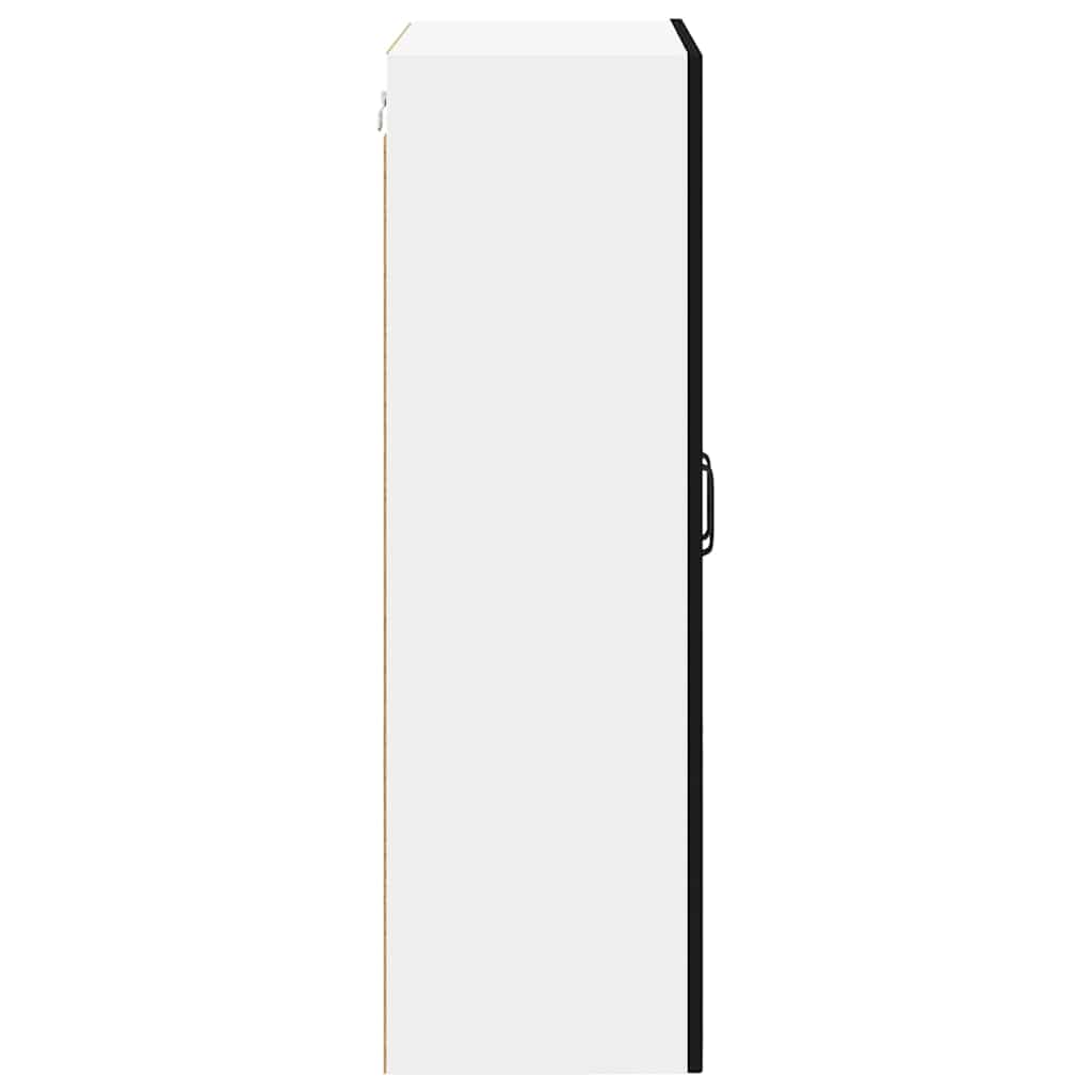 Dulap suspendat de bucătărie cu raft Negru 60 x 31 x 100 cm GartenMobel Dekor