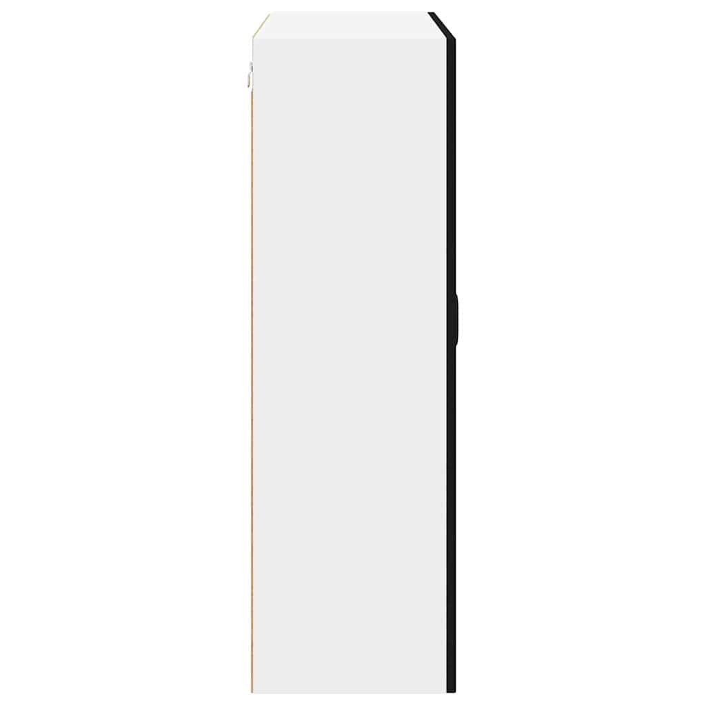 Dulap suspendat de bucătărie cu raft Negru 80 x 31 x 100 cm GartenMobel Dekor