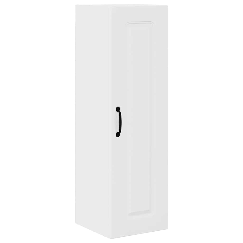 Dulap suspendat de bucătărie cu ușă Alb lucios 30 x 31 x 100 cm GartenMobel Dekor
