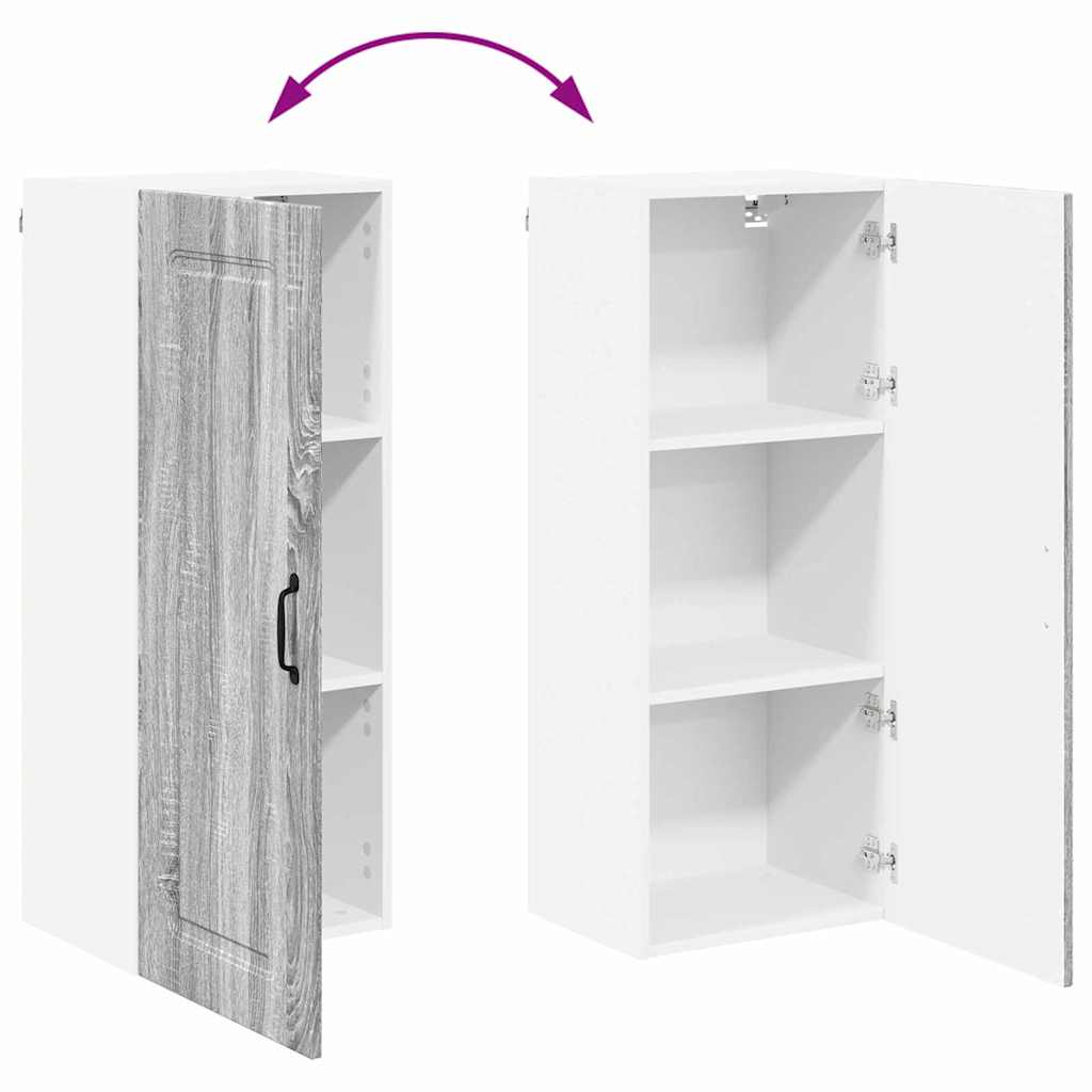 Dulap suspendat de bucătărie cu ușă Gri Sonoma 40 x 31 x 100 cm GartenMobel Dekor