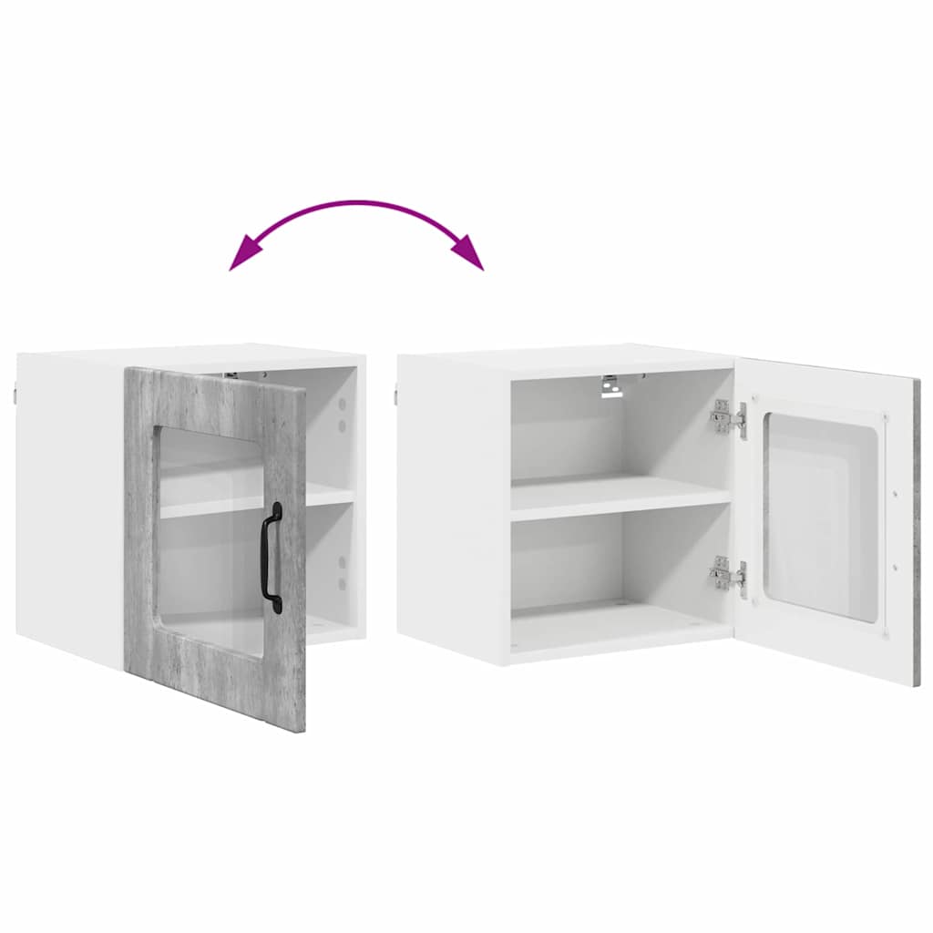 Dulap de bucătărie Gri din beton 40 x 31 x 40 cm Lemn compozit GartenMobel Dekor