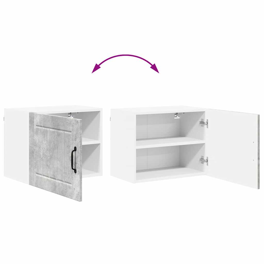 Dulap de bucătărie Gri din beton 50 x 31 x 40 cm Lemn compozit GartenMobel Dekor