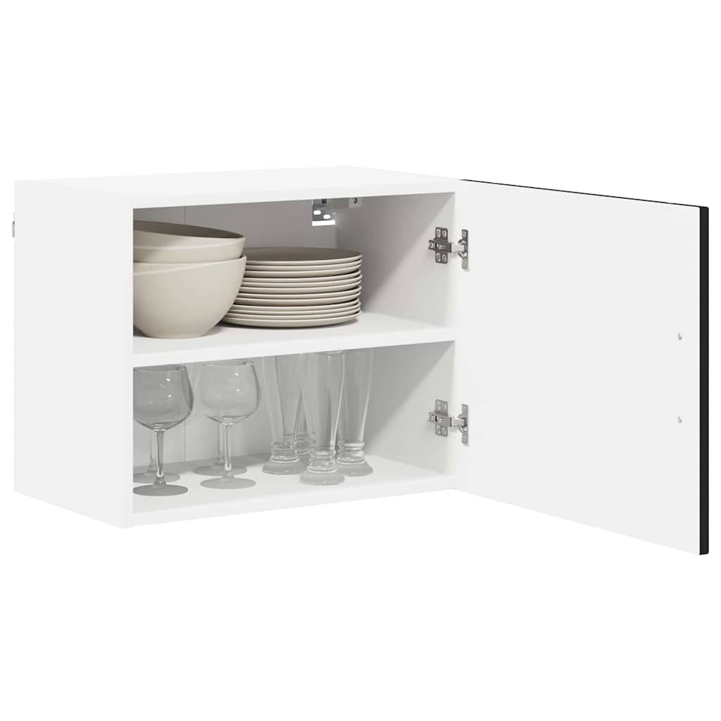 Dulap de bucătărie cu raft Negru 50 x 31 x 40 cm Lemn compozit GartenMobel Dekor