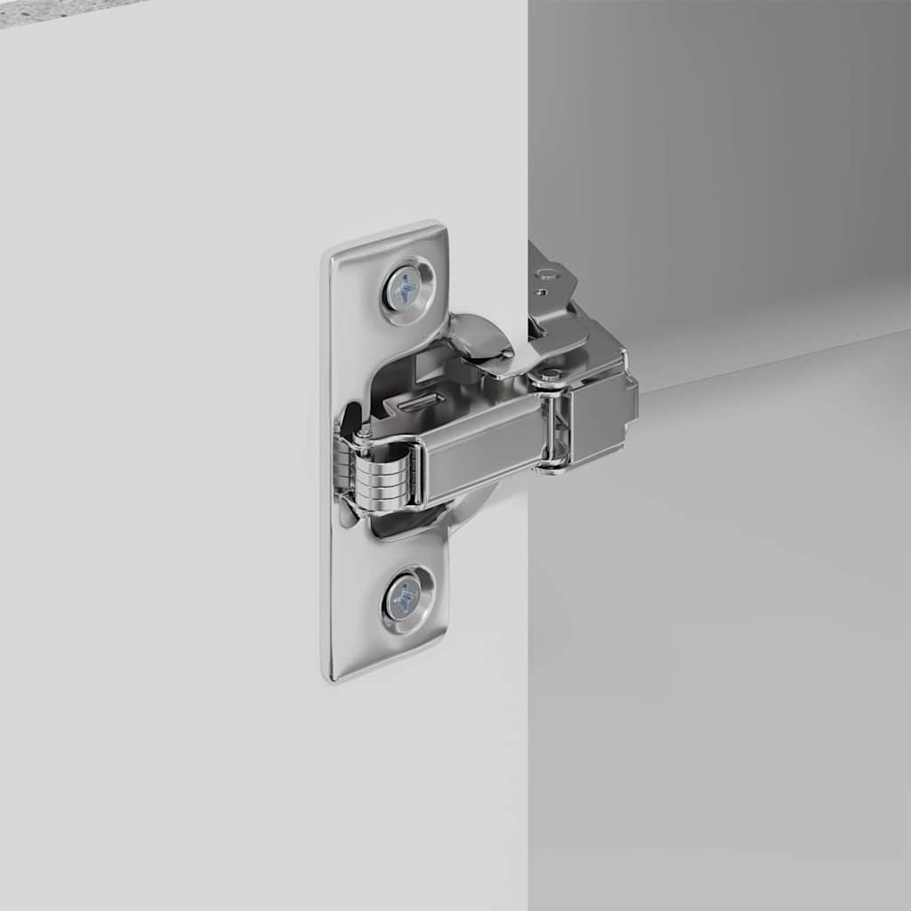 Dulap suspendat de bucătărie Gri din beton 57 x 57 x 100 cm GartenMobel Dekor