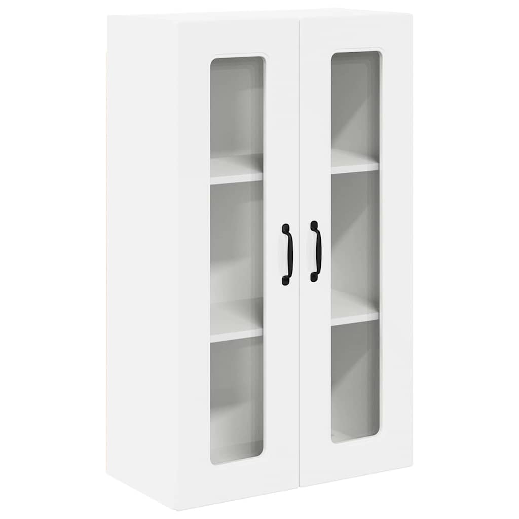 Dulap suspendat de bucătărie cu ușă Alb lucios 60 x 31 x 100 cm GartenMobel Dekor