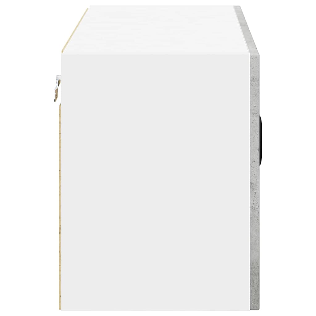 Dulap de bucătărie Gri din beton 80 x 31 x 40 cm Lemn compozit GartenMobel Dekor