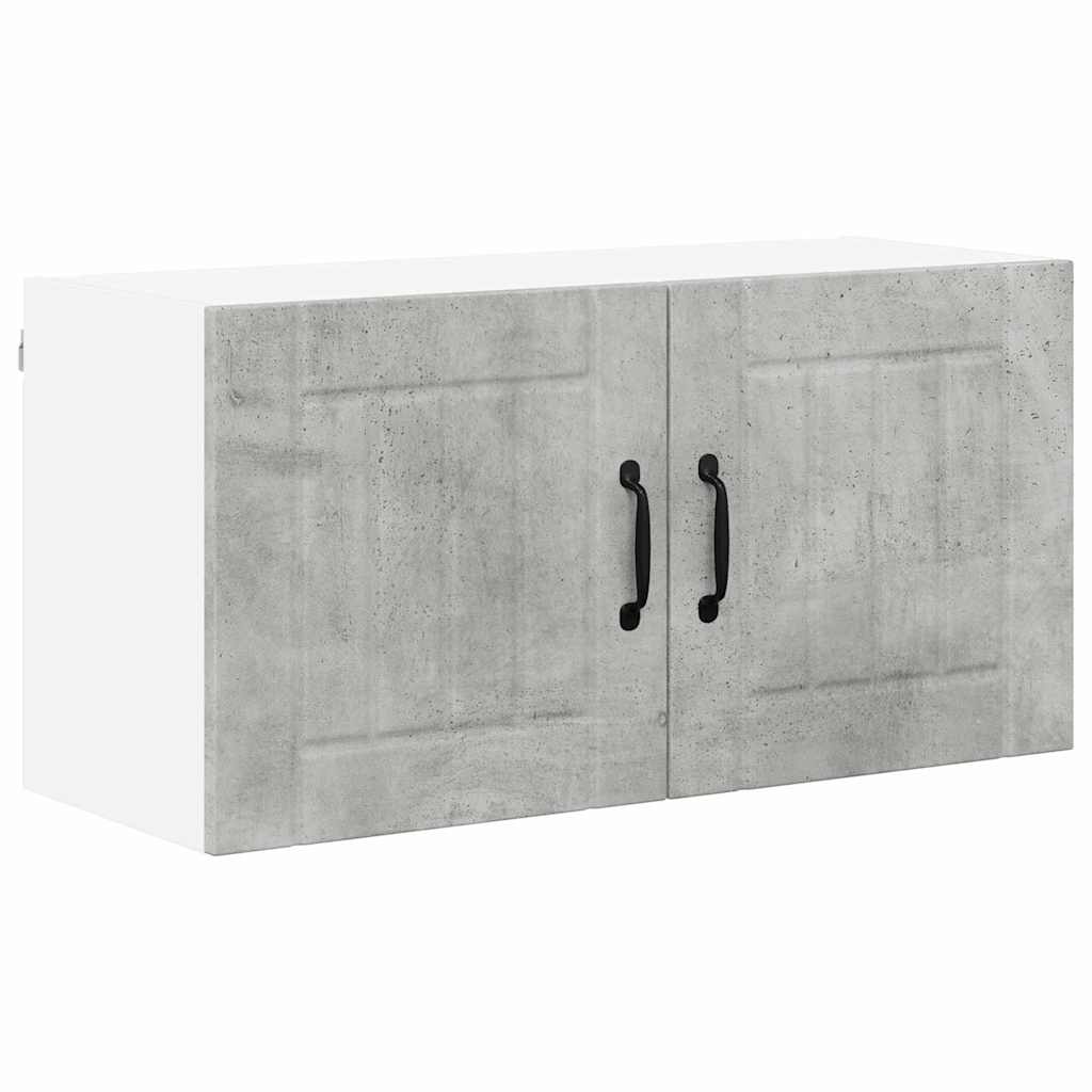 Dulap de bucătărie Gri din beton 80 x 31 x 40 cm Lemn compozit GartenMobel Dekor