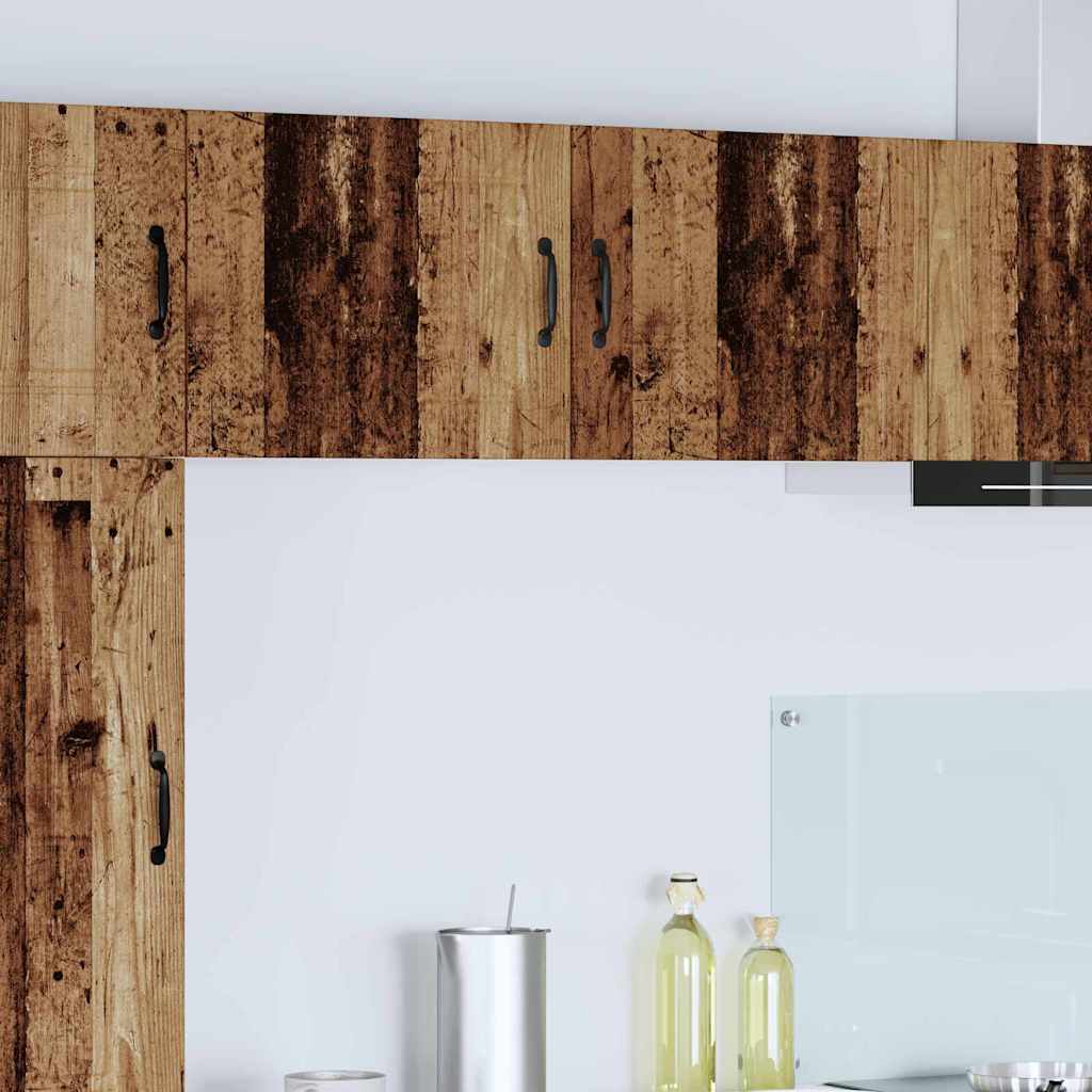 Dulap de bucătărie cu raft 2 pcs Lemn Vechi 50 x 31 x 40 cm GartenMobel Dekor
