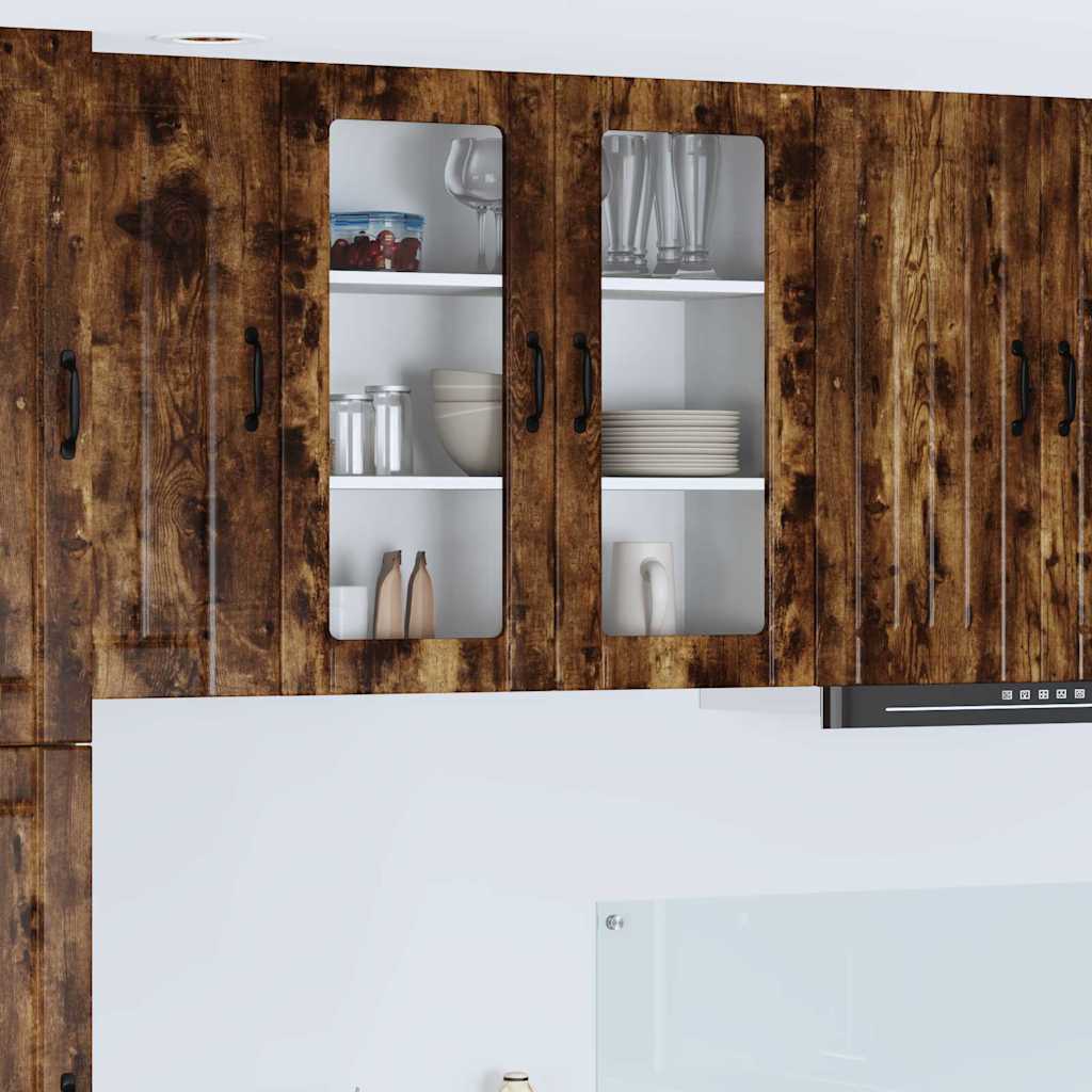 Dulap de bucătărie Stejar fumuriu 80 x 31 x 80 cm Lemn compozit GartenMobel Dekor