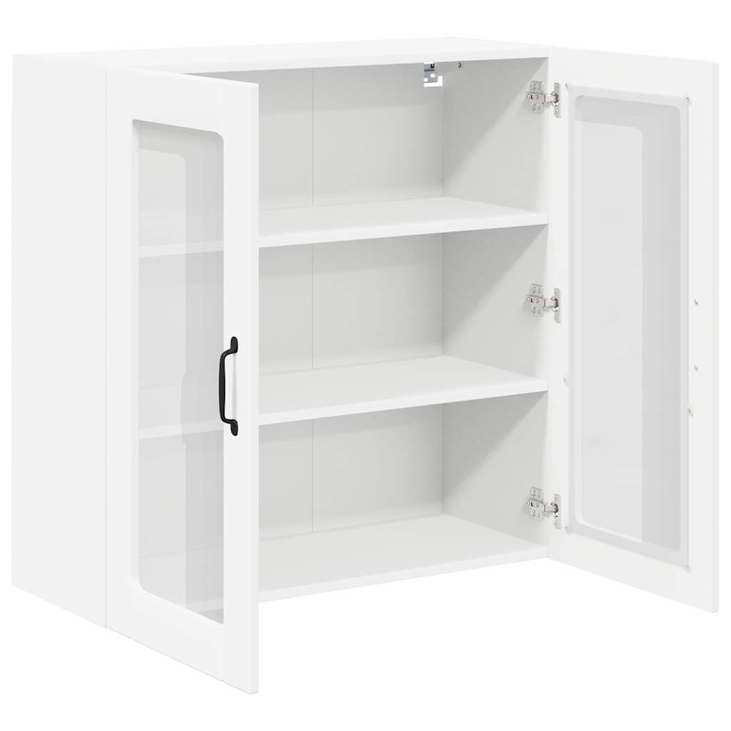 Dulap de bucătărie cu raft Alb 80 x 31 x 80 cm Lemn compozit GartenMobel Dekor