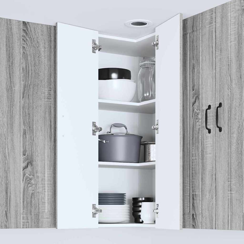 Dulap de bucătărie Gri Sonoma 57 x 57 x 100 cm Lemn compozit GartenMobel Dekor