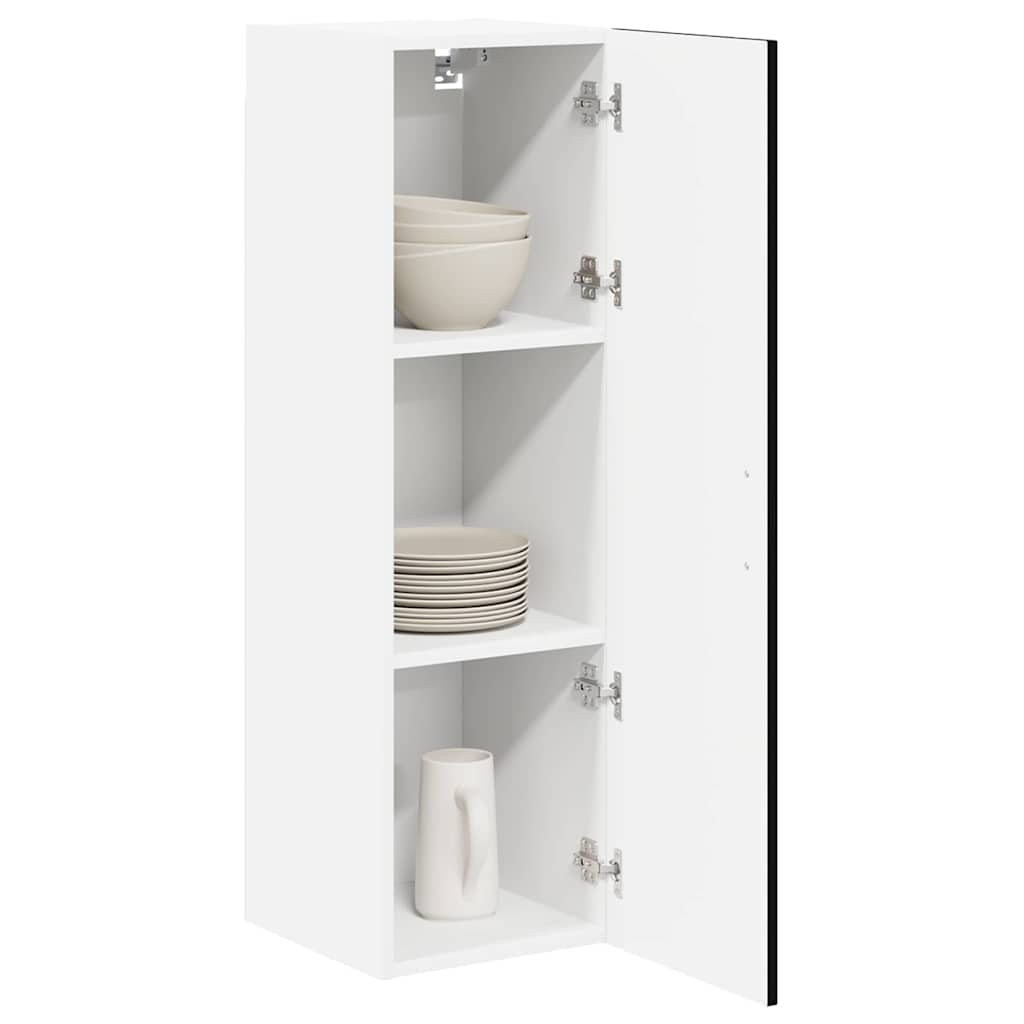 Dulap de bucătărie cu raft Negru 30 x 31 x 100 cm Lemn compozit GartenMobel Dekor