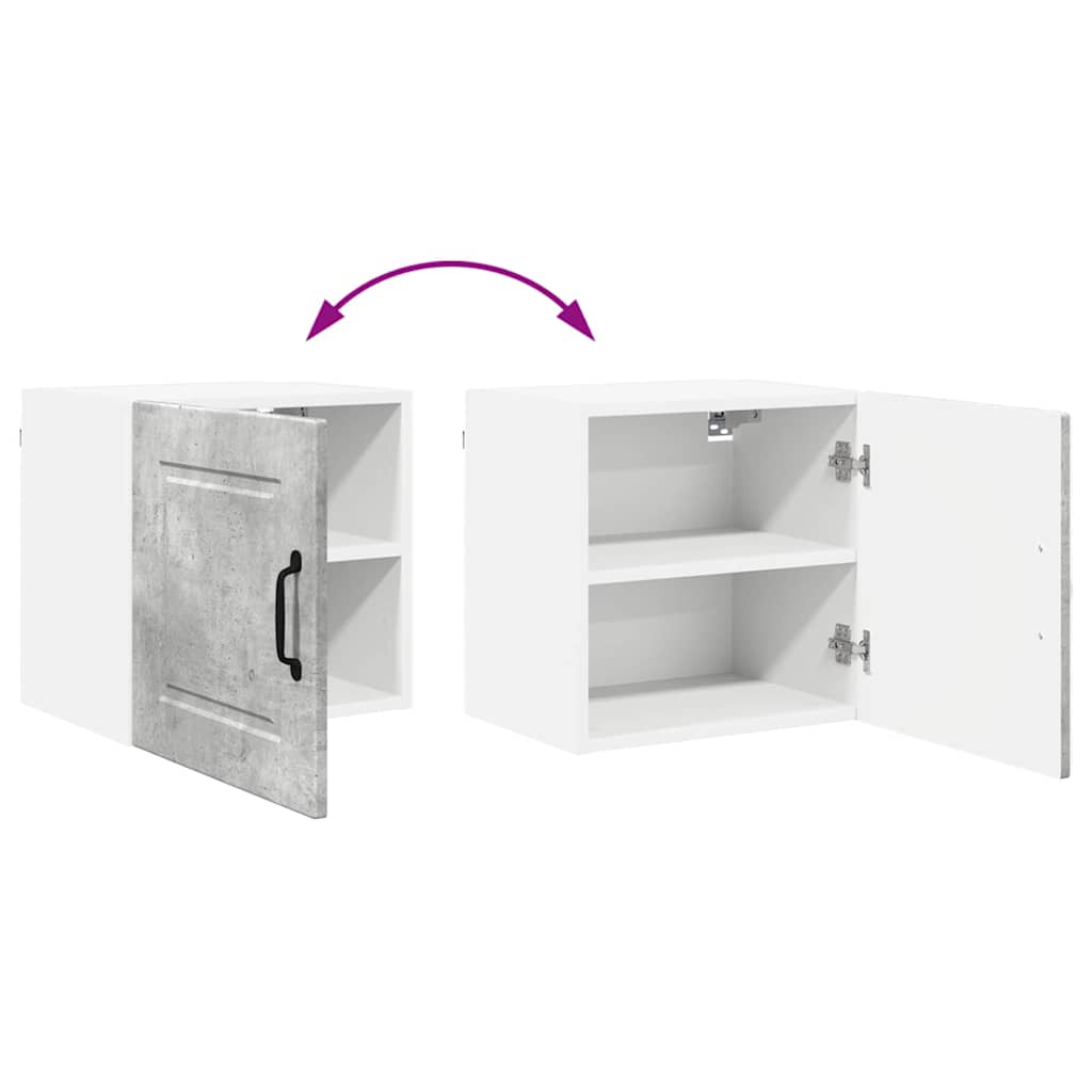 Dulap suspendat de bucătărie Gri din beton 40 x 31 x 40 cm GartenMobel Dekor