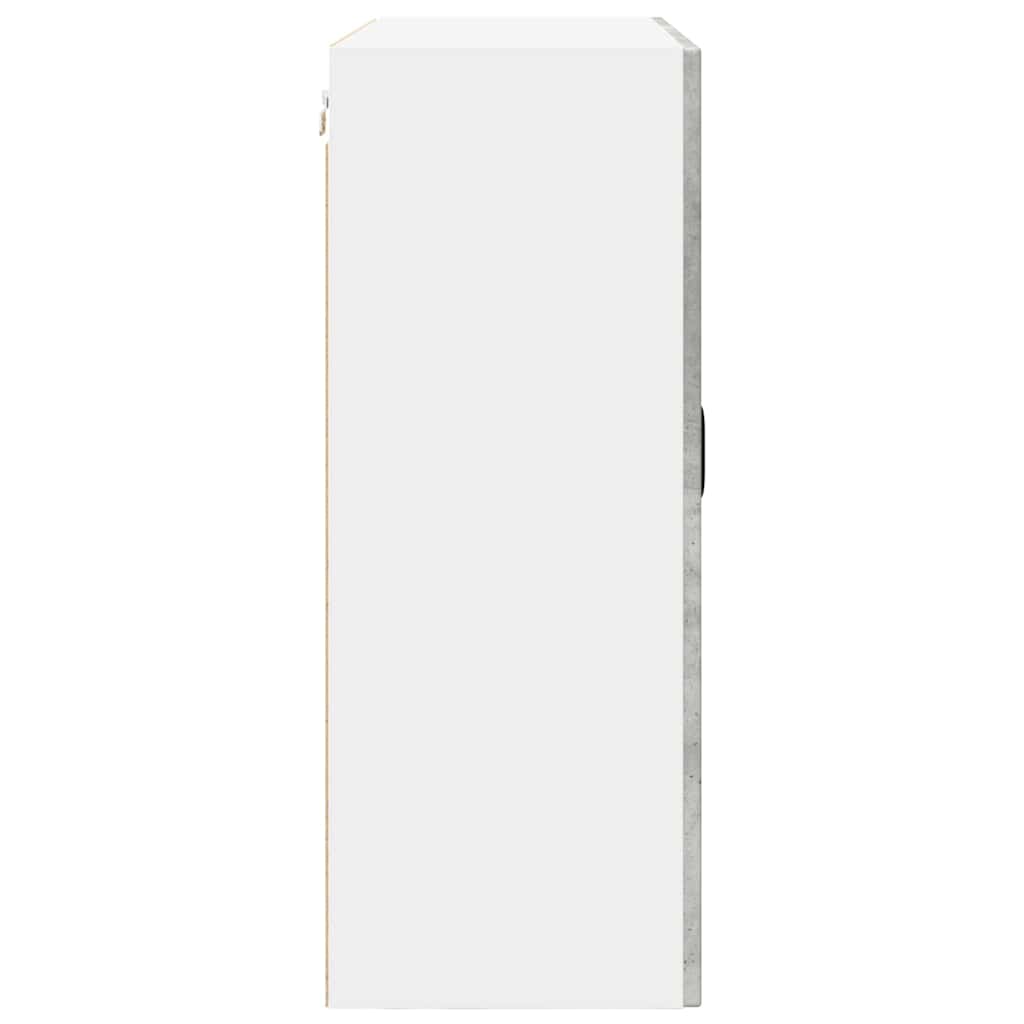 Dulap suspendat de bucătărie Gri din beton 80 x 31 x 80 cm GartenMobel Dekor