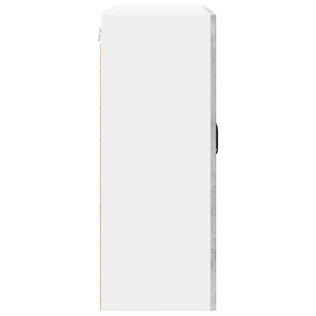 Dulap suspendat de bucătărie Gri din beton 80 x 31 x 80 cm GartenMobel Dekor