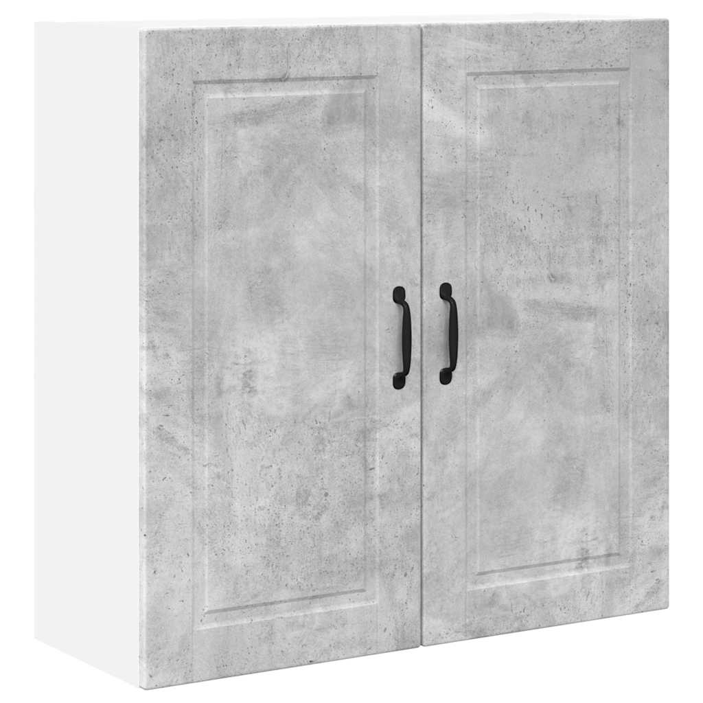 Dulap suspendat de bucătărie Gri din beton 80 x 31 x 80 cm GartenMobel Dekor