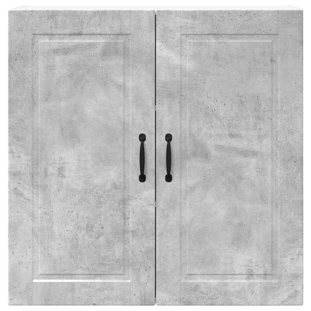 Dulap suspendat de bucătărie Gri din beton 80 x 31 x 80 cm GartenMobel Dekor