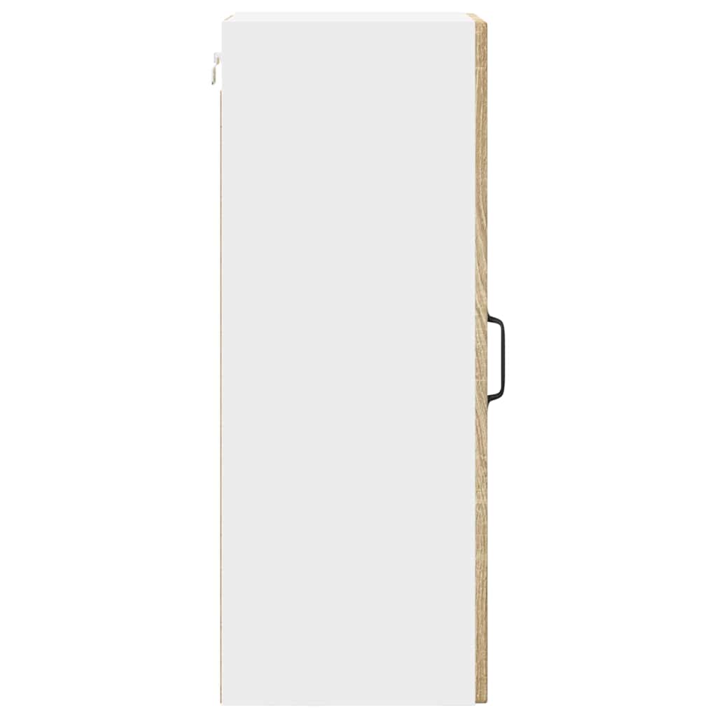 Dulap suspendat de bucătărie cu raft cu ușă 2 pcs Stejar Sonoma GartenMobel Dekor