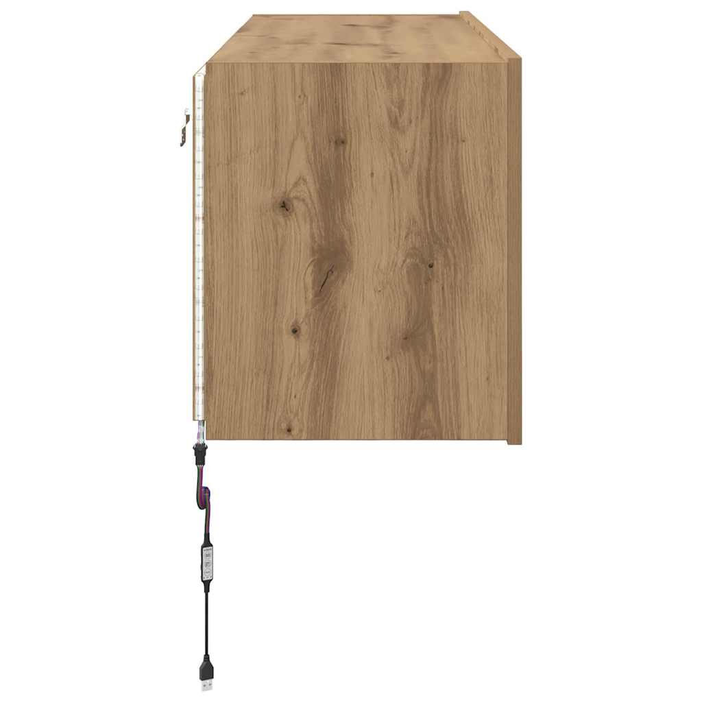 Dulap TV de perete Pe perete Stejar Artizanal 100 x 35 x 41 cm GartenMobel Dekor