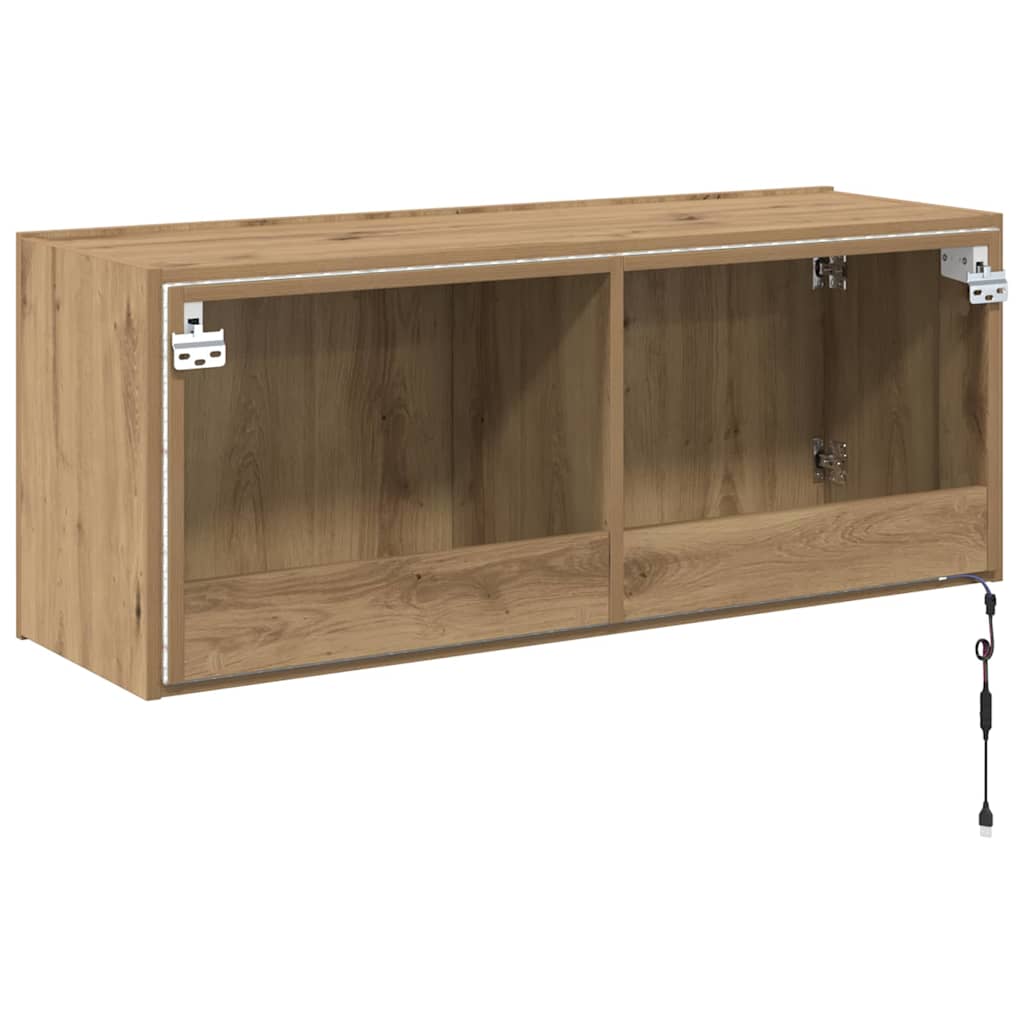 Dulap TV de perete Pe perete Stejar Artizanal 100 x 35 x 41 cm GartenMobel Dekor
