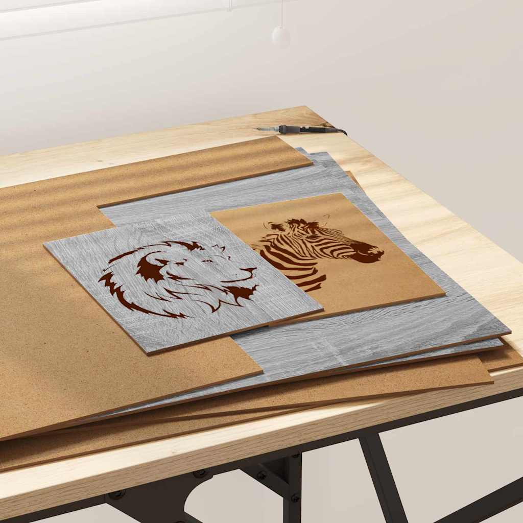 Panouri de decor 50 pcs sonoma gri 40 x 60 x 0.3 cm GartenMobel Dekor