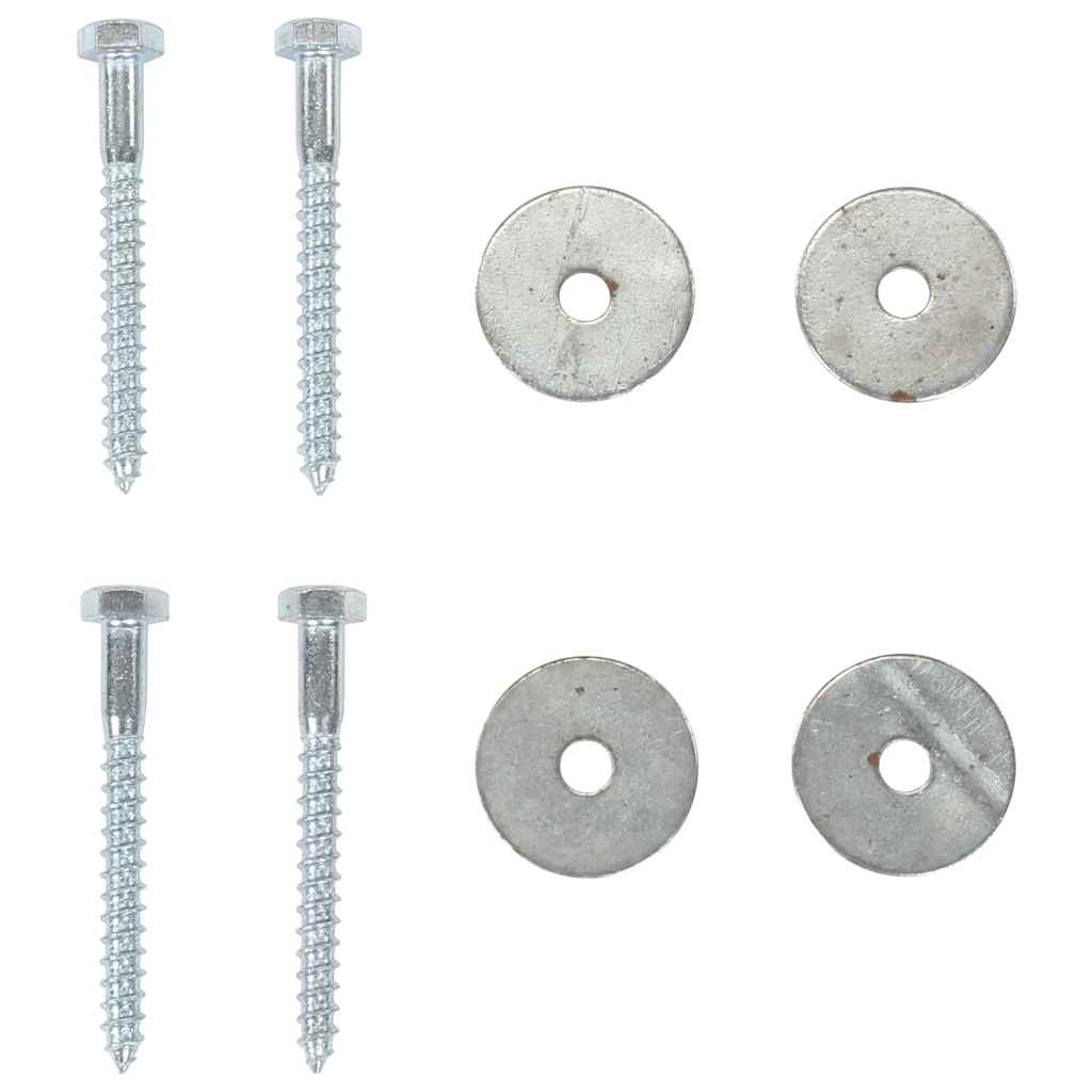 Ancore de sol, 10 buc., 10 x 60 cm, metal galvanizat GartenMobel Dekor