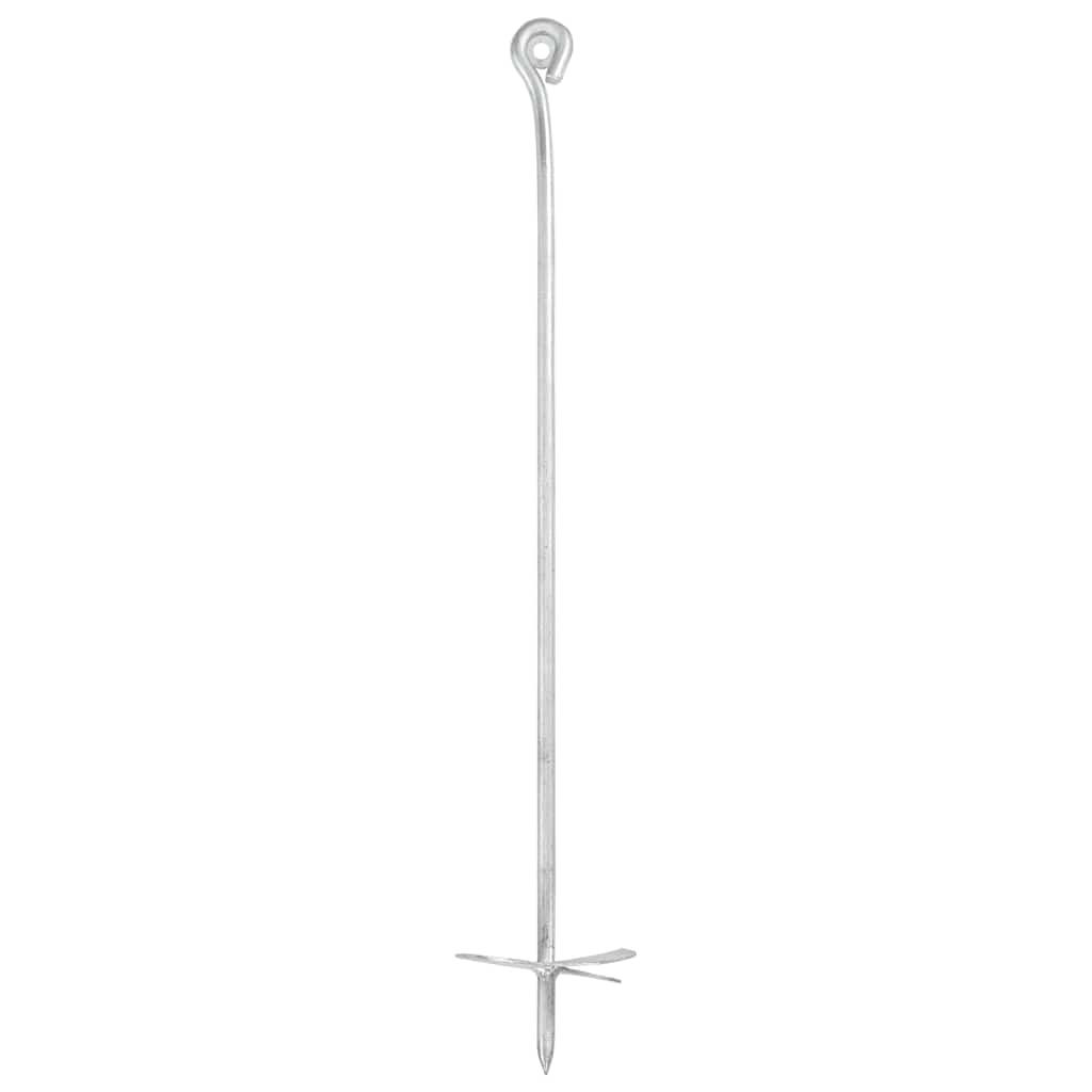 Ancore de sol, 10 buc., 10 x 60 cm, metal galvanizat GartenMobel Dekor