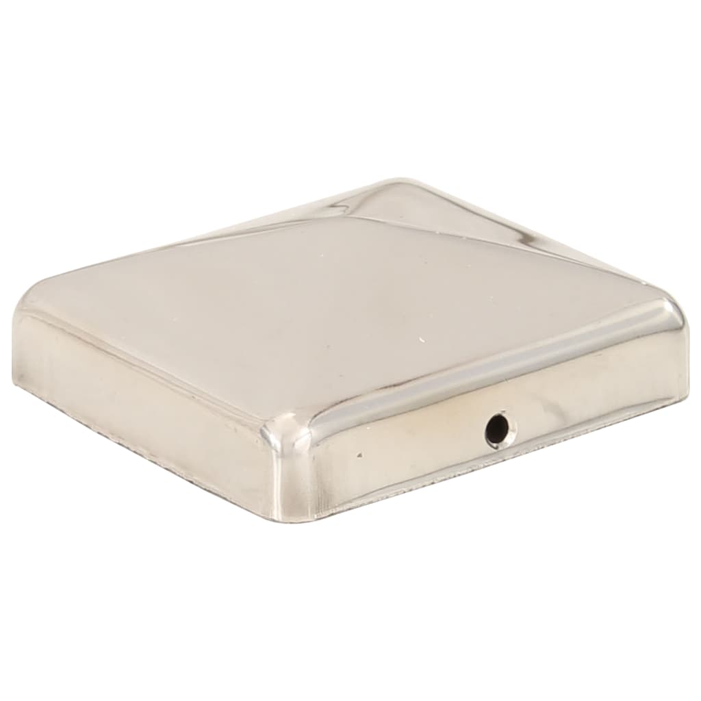 Capace stalpi de gard piramidă 6 buc. 71x71 mm oțel inoxidabil GartenMobel Dekor