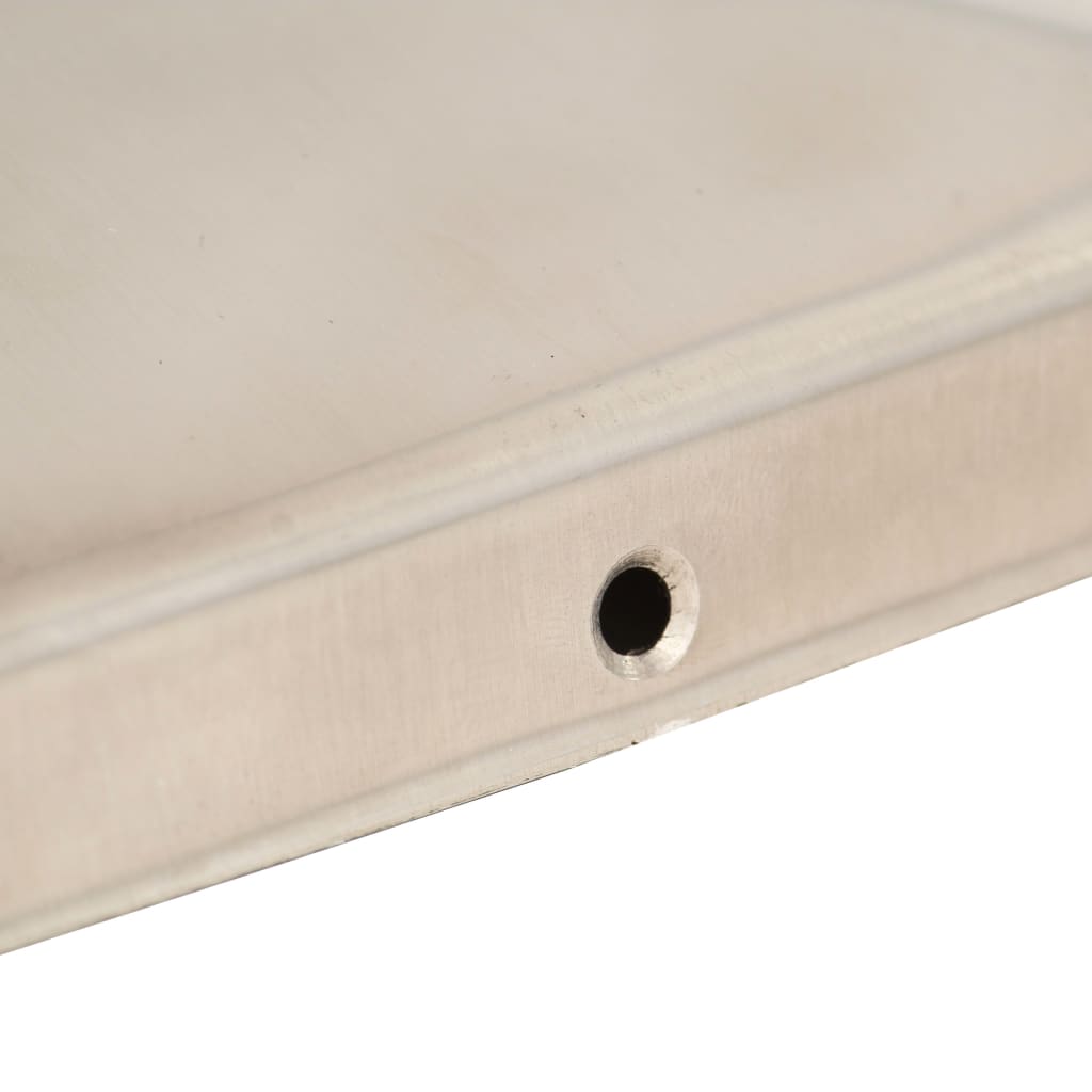 Capace stalpi de gard piramidă 6 buc. 71x71 mm oțel inoxidabil GartenMobel Dekor