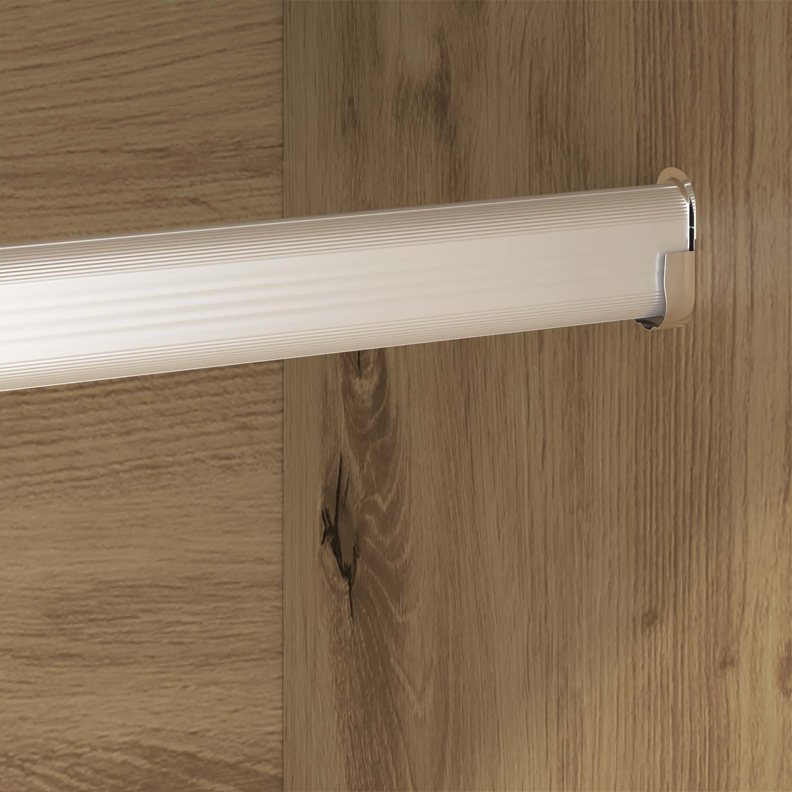 Dressing 2 pcs Stejar artizanal 50 x 50 x 200 cm Lemn compozit GartenMobel Dekor