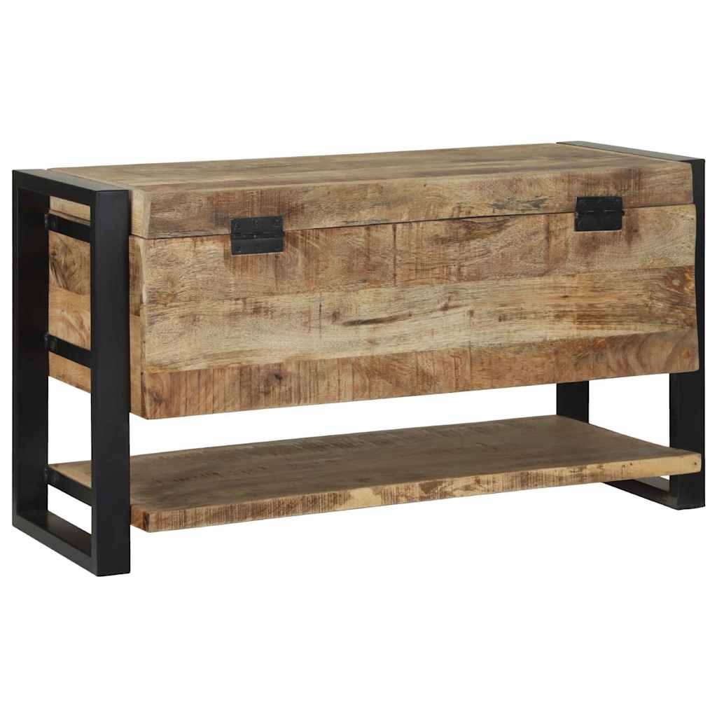 Cutie de Depozitare Maro 80 x 35 x 45 cm Lemn masiv de mango GartenMobel Dekor