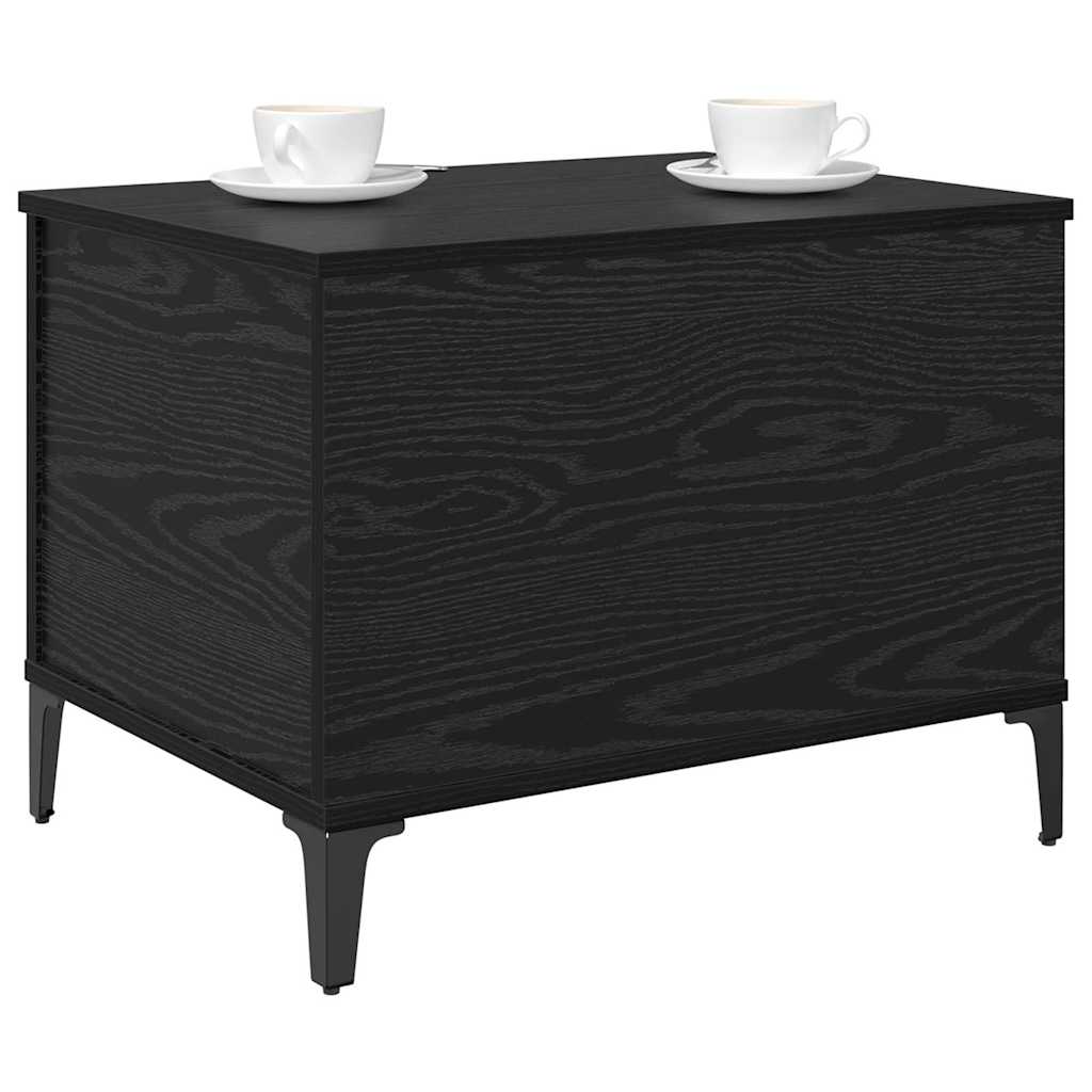 Masă de cafea Stejar Negru 60 x 44,5 x 45 cm Lemn compozit GartenMobel Dekor