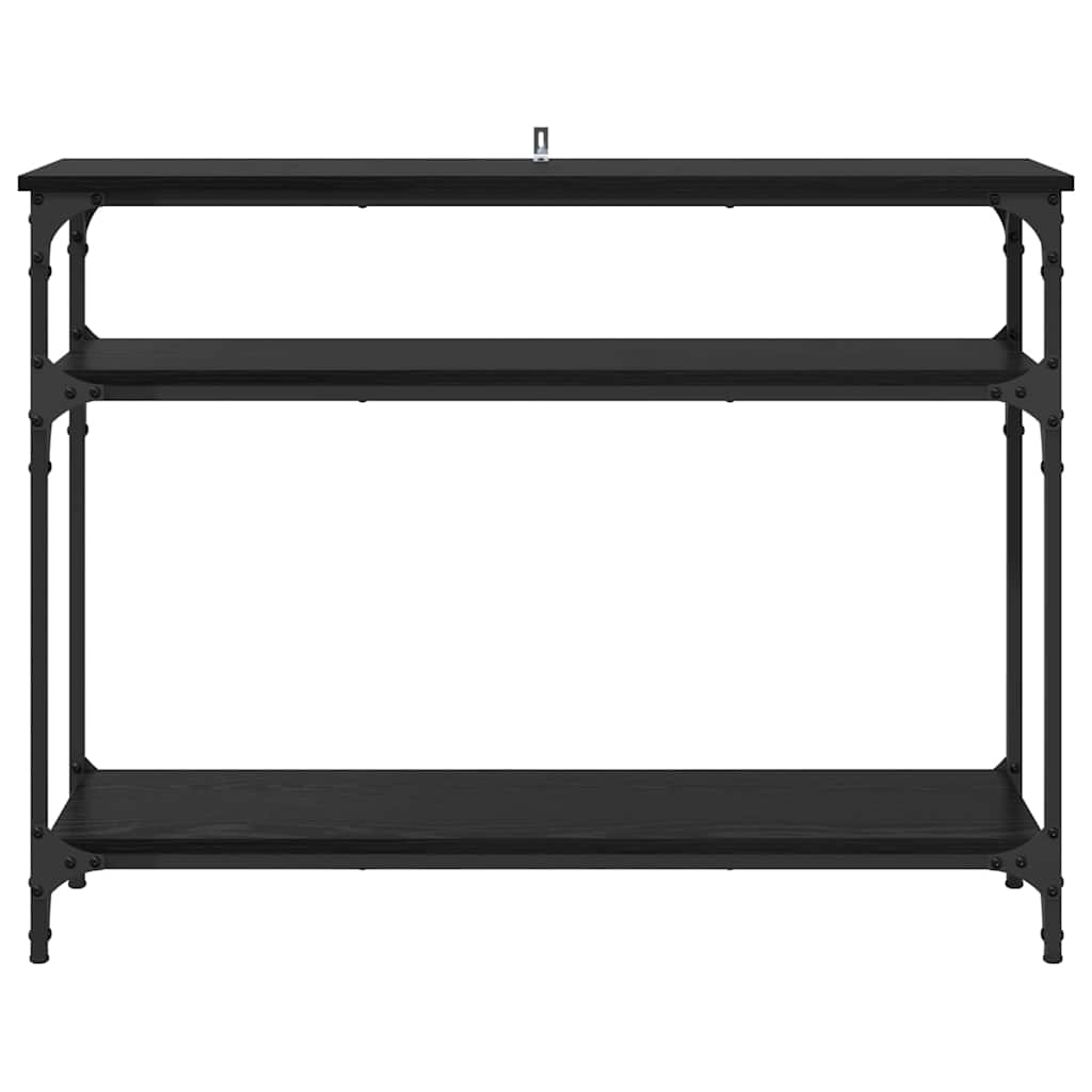 Masă de consolă Stejar Negru 100 x 29 x 75 cm Lemn compozit GartenMobel Dekor
