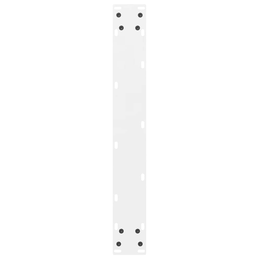 Picioare de masă de bar, albe, 2 buc., 60x(100-101) cm, oțel GartenMobel Dekor