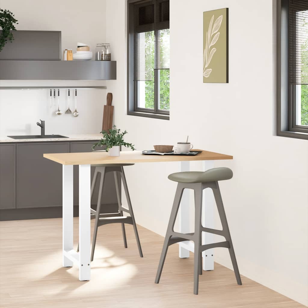 Picioare de masă de bar, albe, 2 buc., 60x(90-91) cm, oțel GartenMobel Dekor